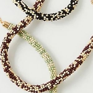 NWT Free People Diving in Choker in Brown/ Beige